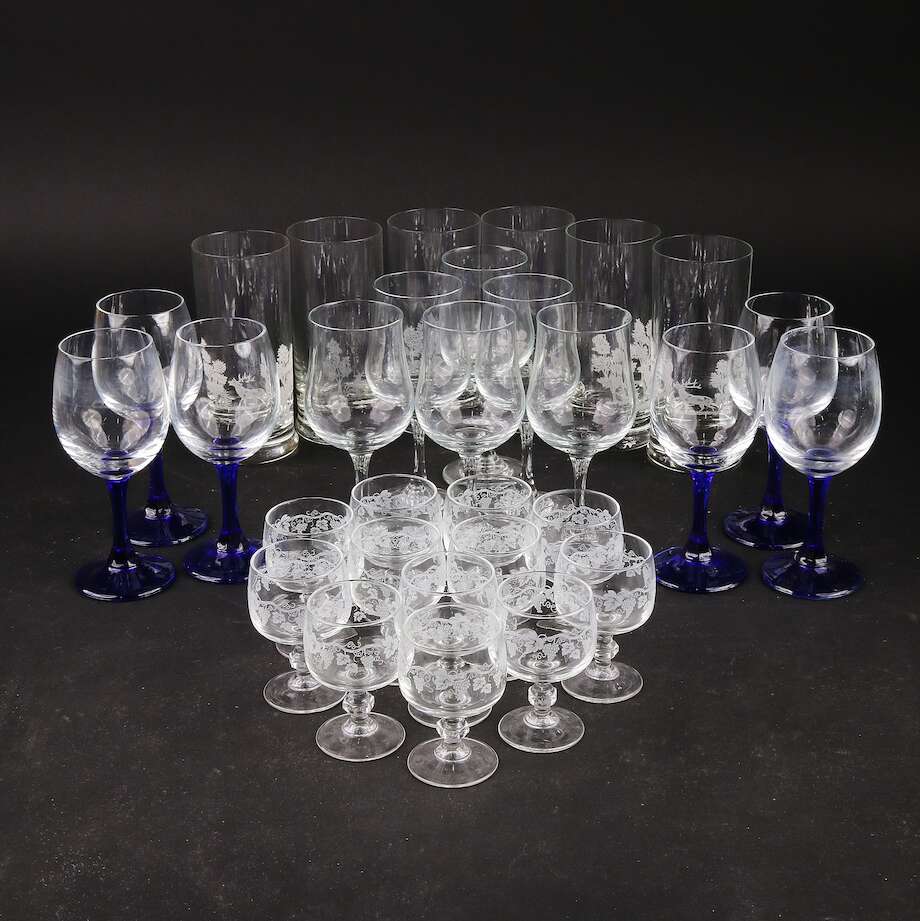 Glasservisdelar